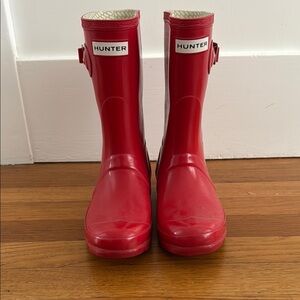 Hunter Red Rain Boots